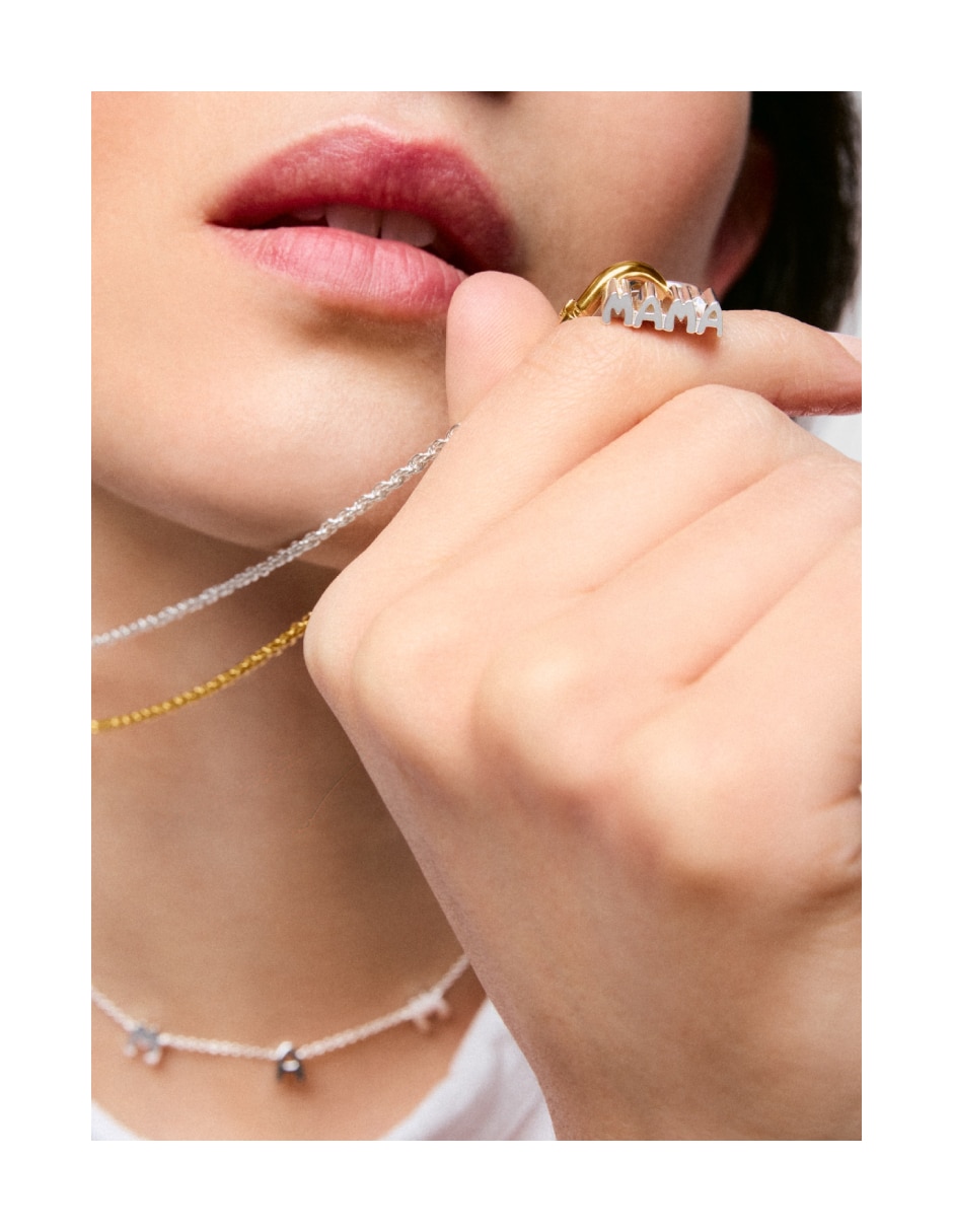 Dije de candado mama de plata 3