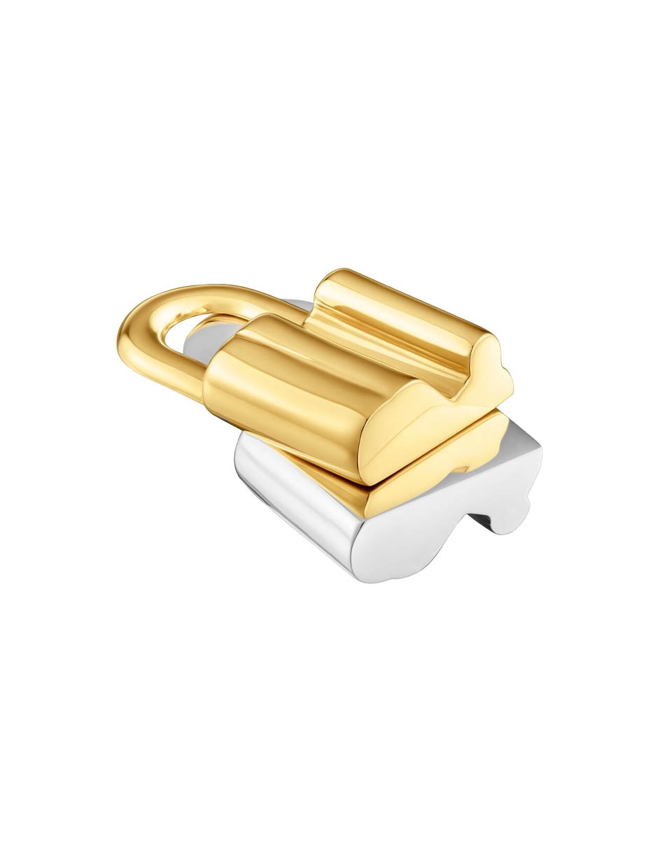 Dije de candado Tous Tous Unlock de plata P 925 con acabado baño de oro