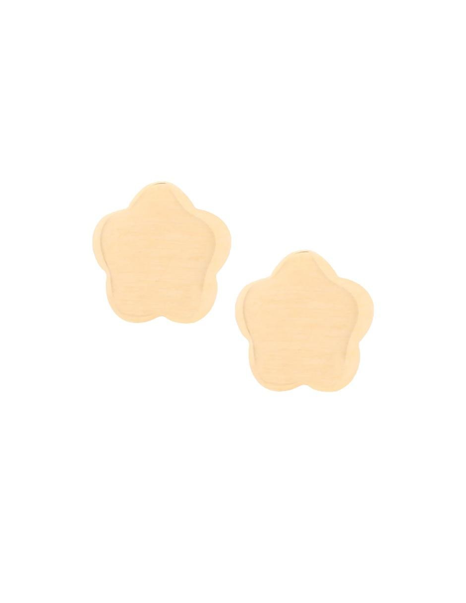 Broqueles de oro amarillo 14 K con acabado brillante Broqueles de oro amarillo 14 K con acabado brillante