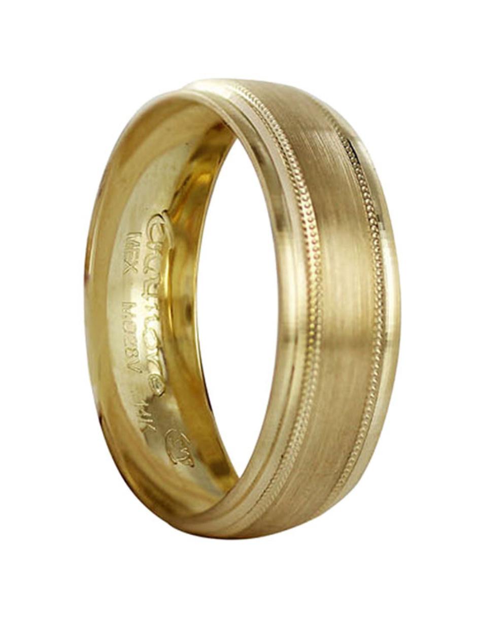 Argolla de oro 14 k D Cadena
