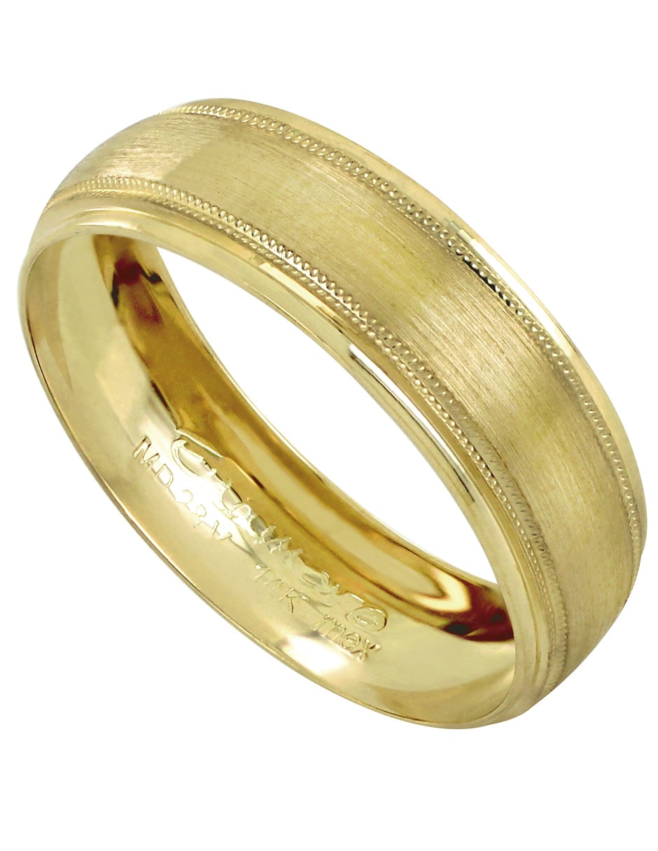 Argolla de oro 14 k D Cadena