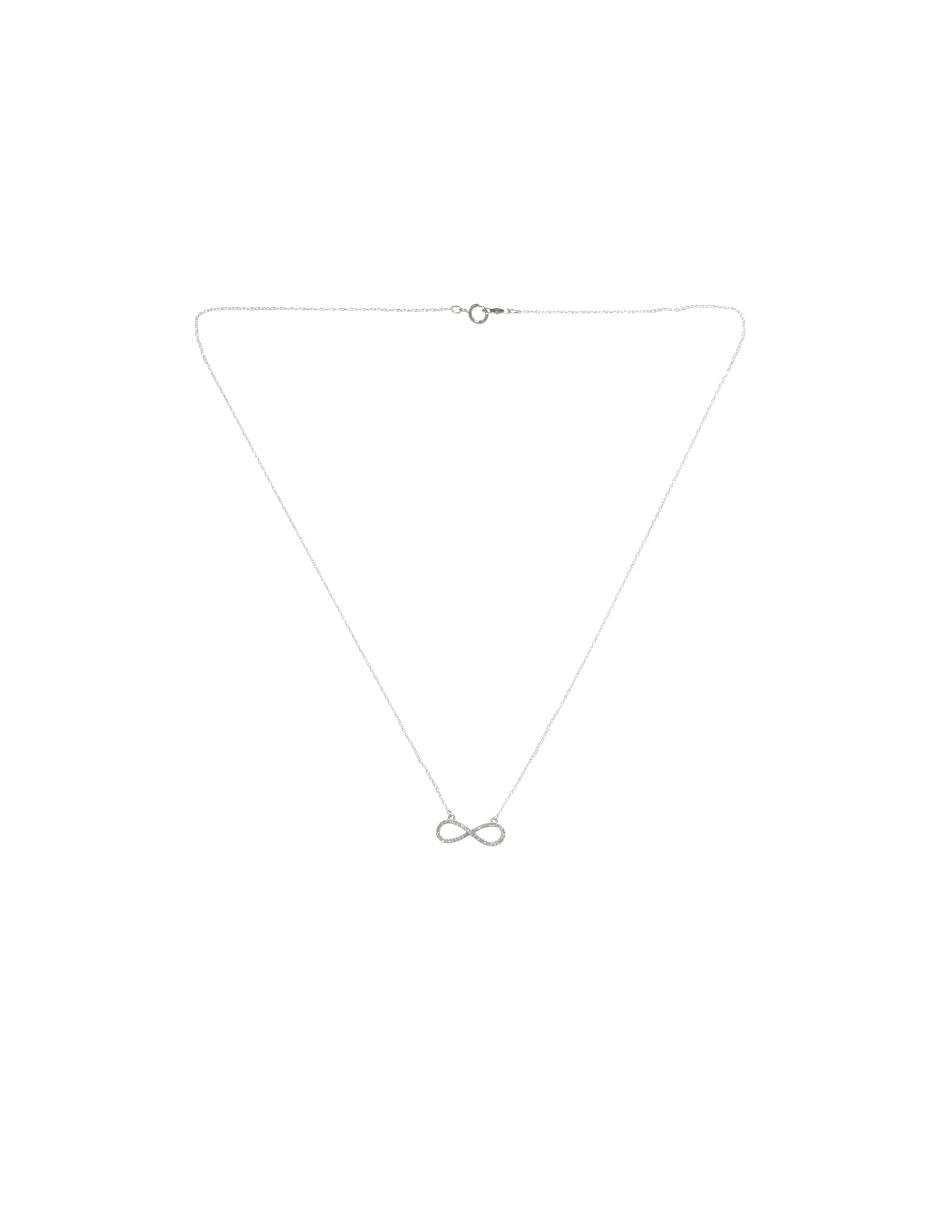 Collar de infinito de oro 14 K