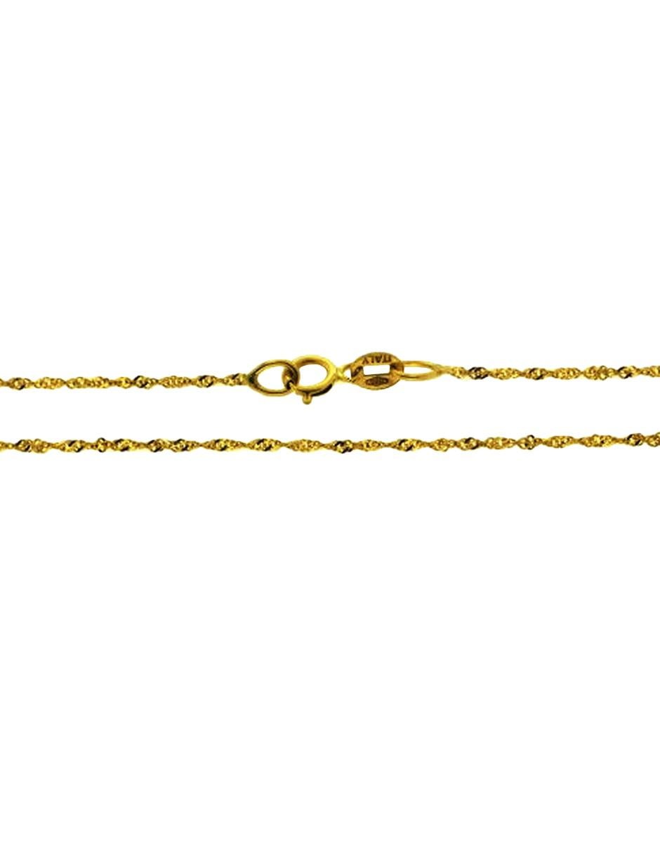 Collar de oro amarillo 14 K