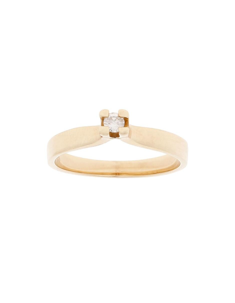 Solitario de oro 14 k diamante Solitario de oro 14 k diamante