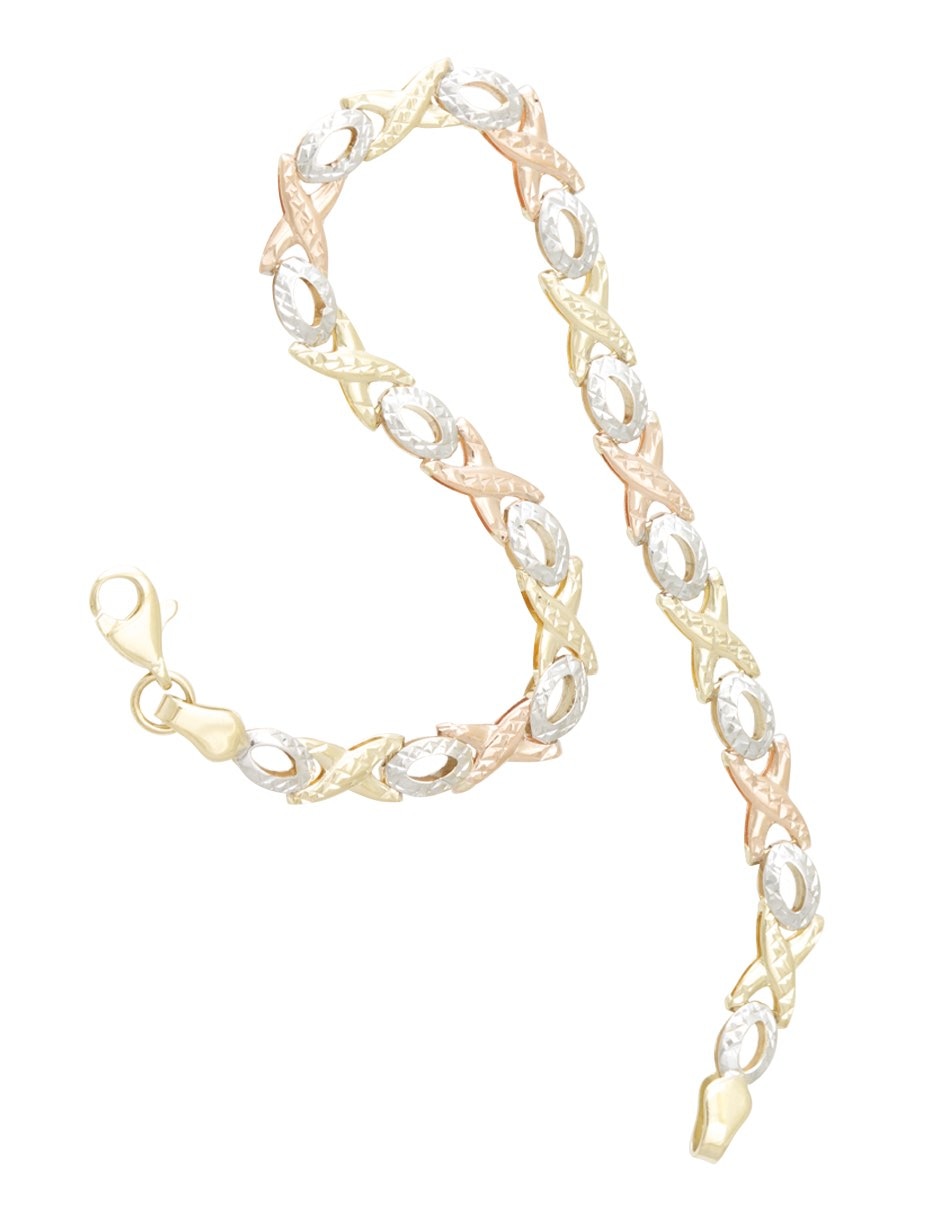 Brazalete 14 K acabado esmaltado 2