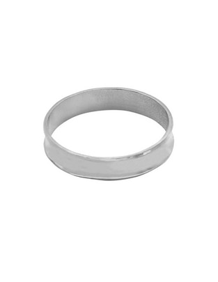 Argolla de oro blanco 14 k Argolla de oro blanco 14 k
