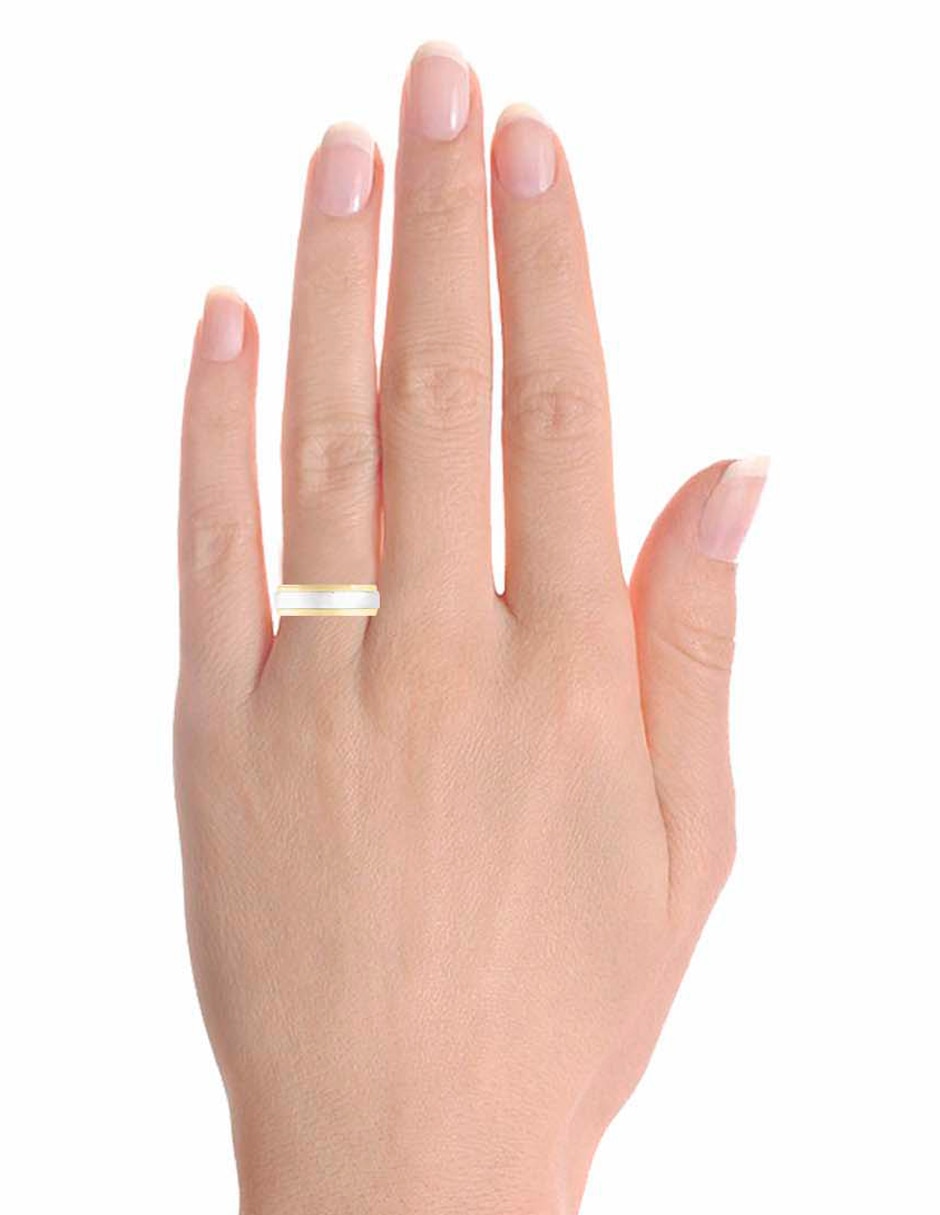 Argolla de oro 14 k Essenza Dafne 4