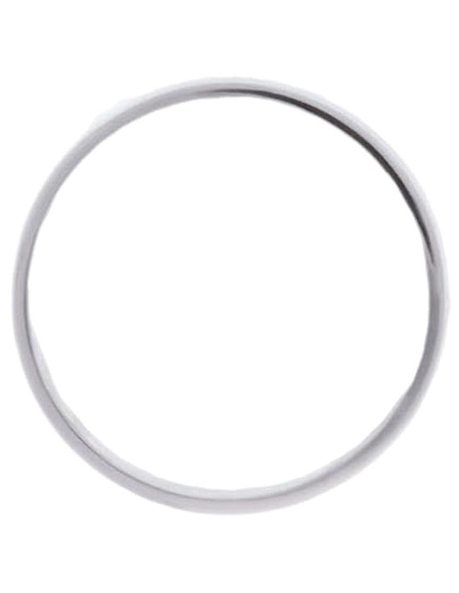 Argolla de oro blanco 14 k Rea diamante 6