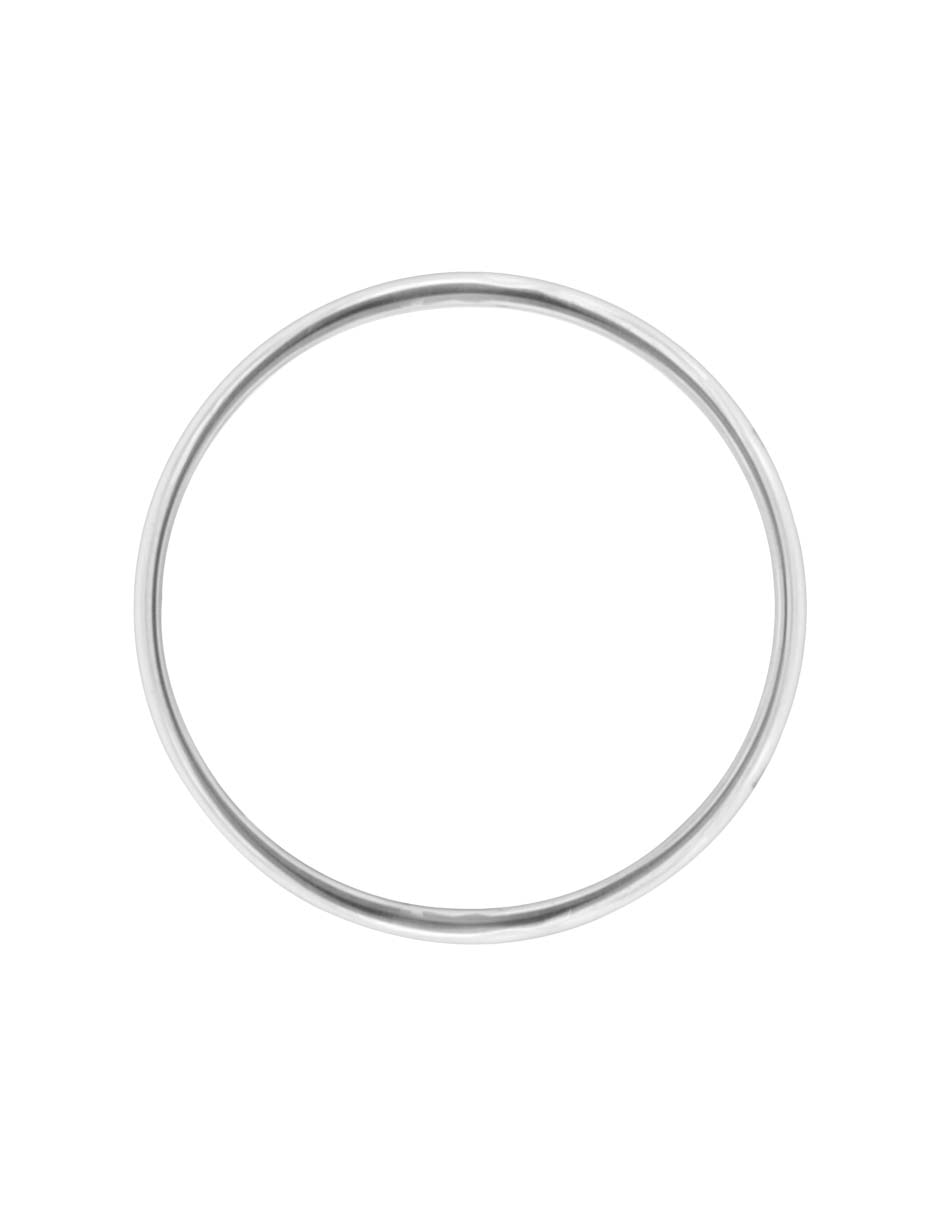 Argolla de oro blanco 14 k Rea diamante 2