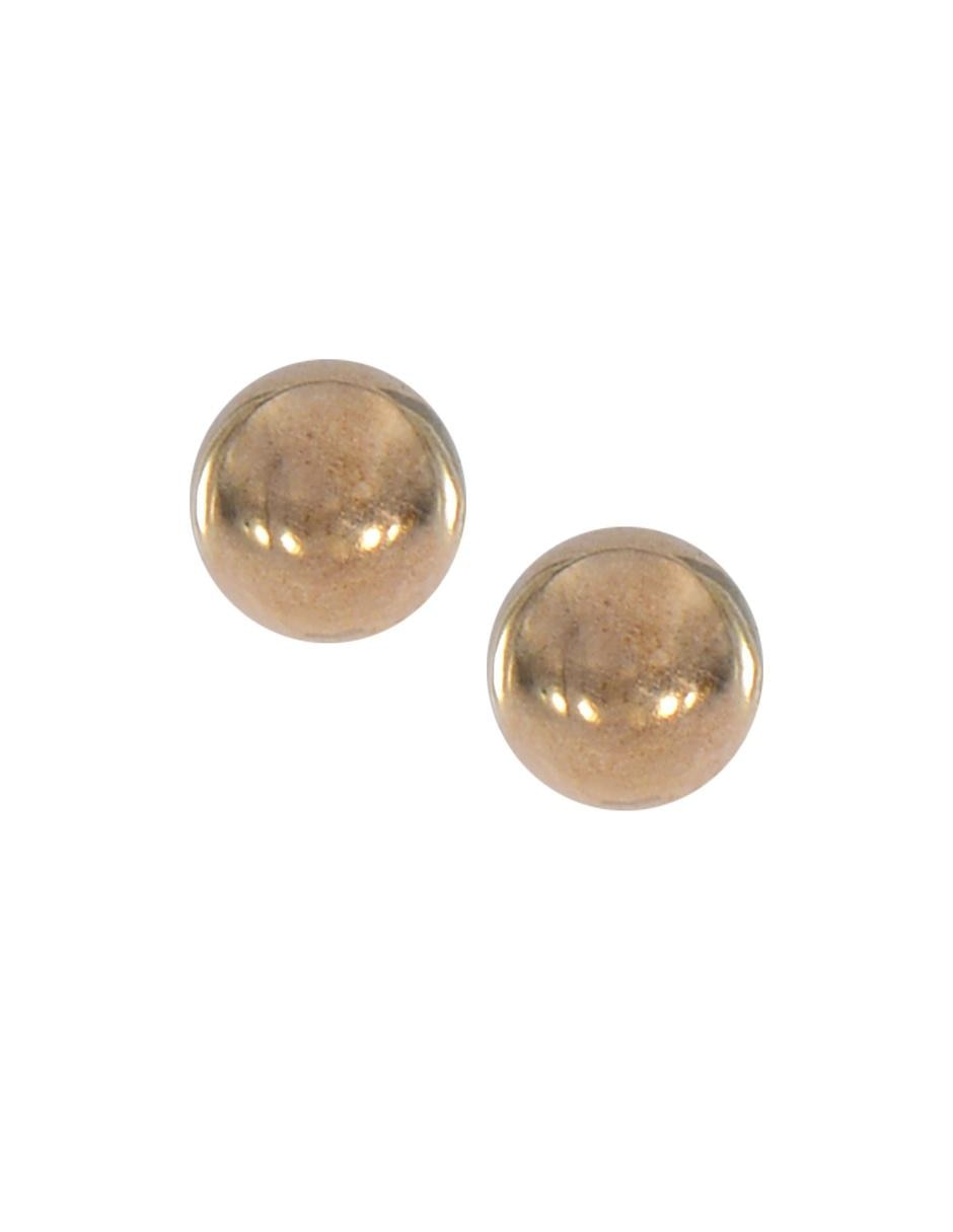 Broqueles de oro amarillo 14 K con acabado brillante