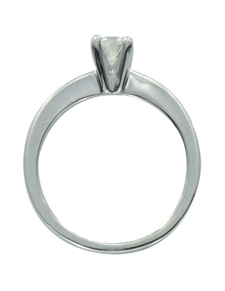 Solitario 14 k diamante 3