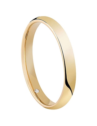 Argolla de oro amarillo 18 k diamante Argolla de oro amarillo 18 k diamante