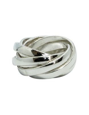 Anillo de nudo P 925 de plata pulido