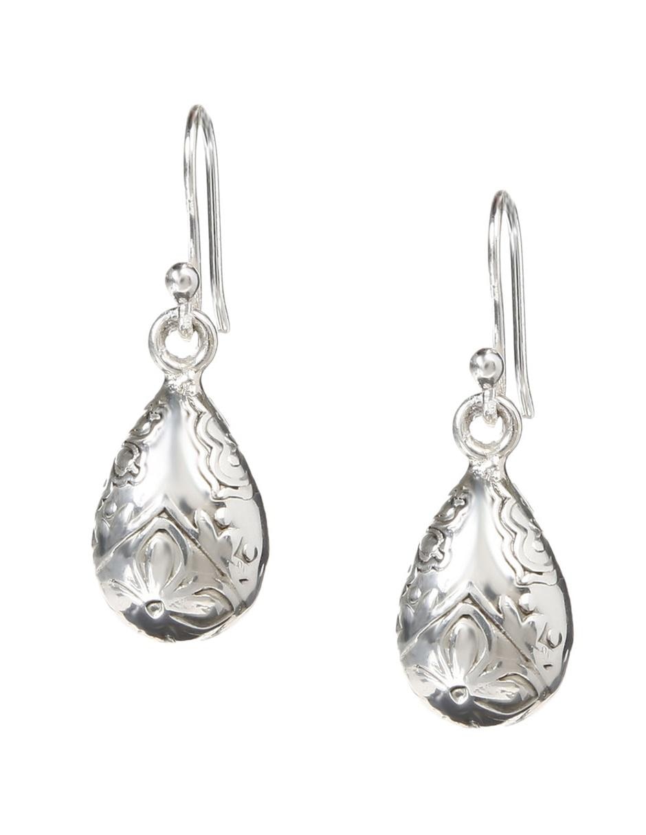 Aretes de plata P 925 con acabado brillante