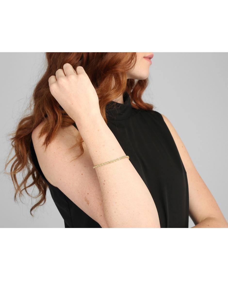 Pulsera de oro 14 K acabado esmaltado 3