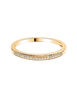 Anillo de compromiso de oro 14 k diamante Anillo de compromiso de oro 14 k diamante