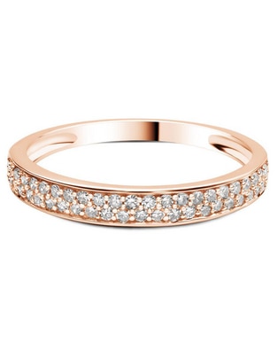 Churumbela de oro rosa 14 k diamante Churumbela de oro rosa 14 k diamante