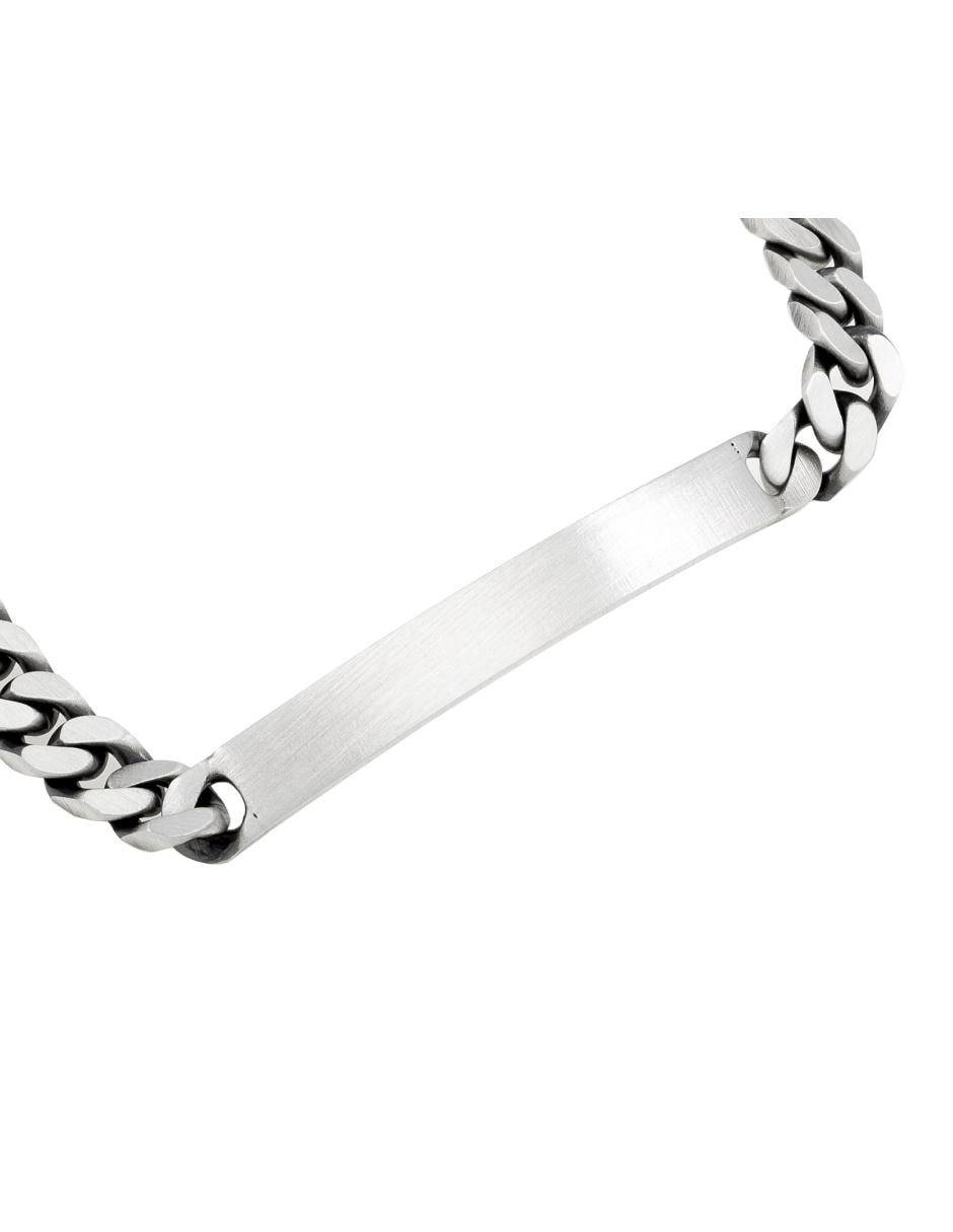Pulsera de plata P 925 acabado liso 2