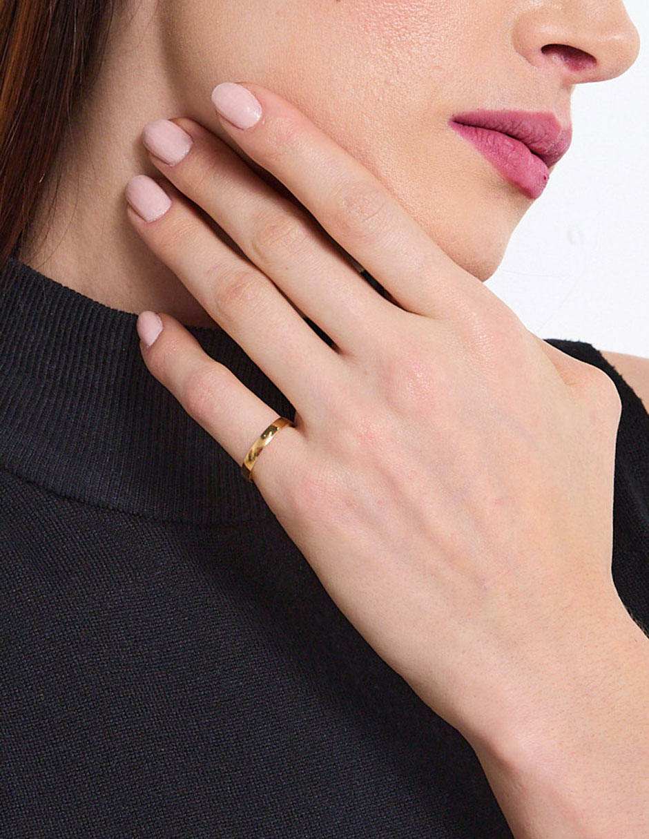 Anillo de compromiso de oro 18 k 2