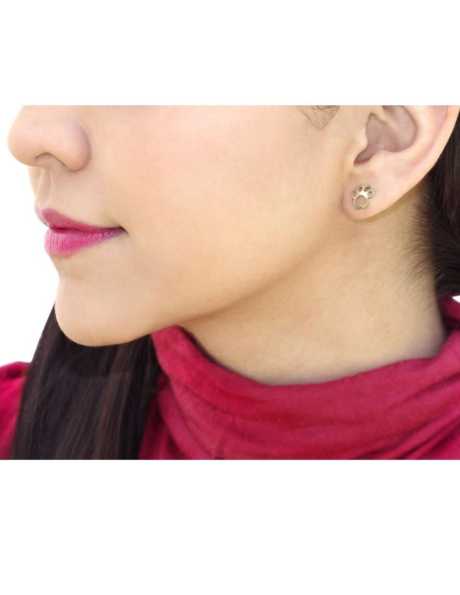 Broqueles de oro amarillo 14 K con acabado brillante 4