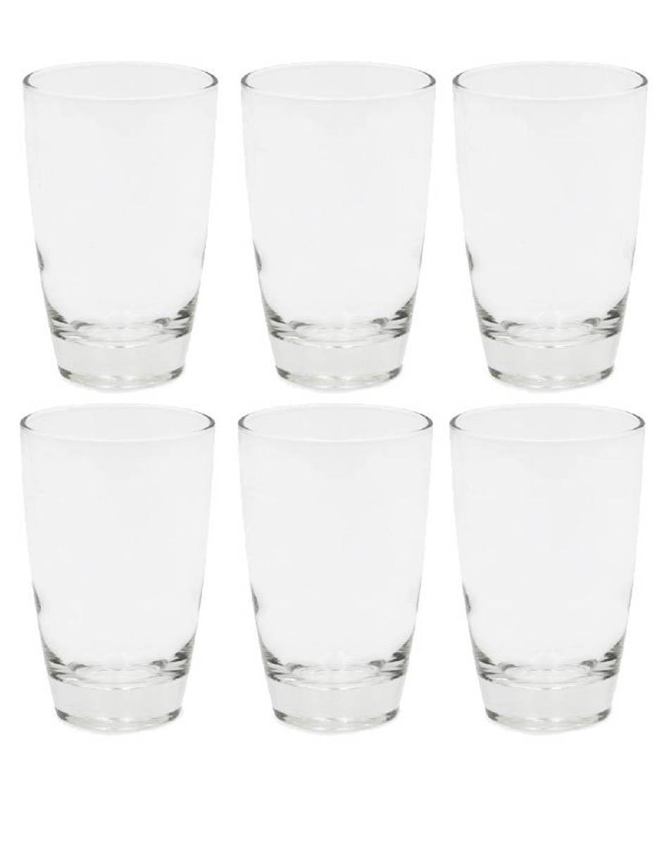 Set de vasos para agua de vidrio con 6 piezas Set de vasos para agua de vidrio con 6 piezas