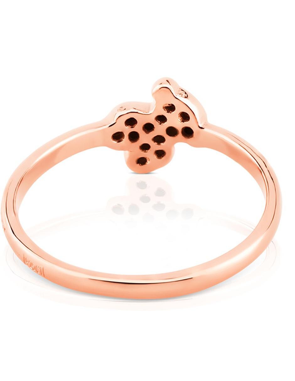 Anillo de oso Motif P 925 de plata espinela pavé