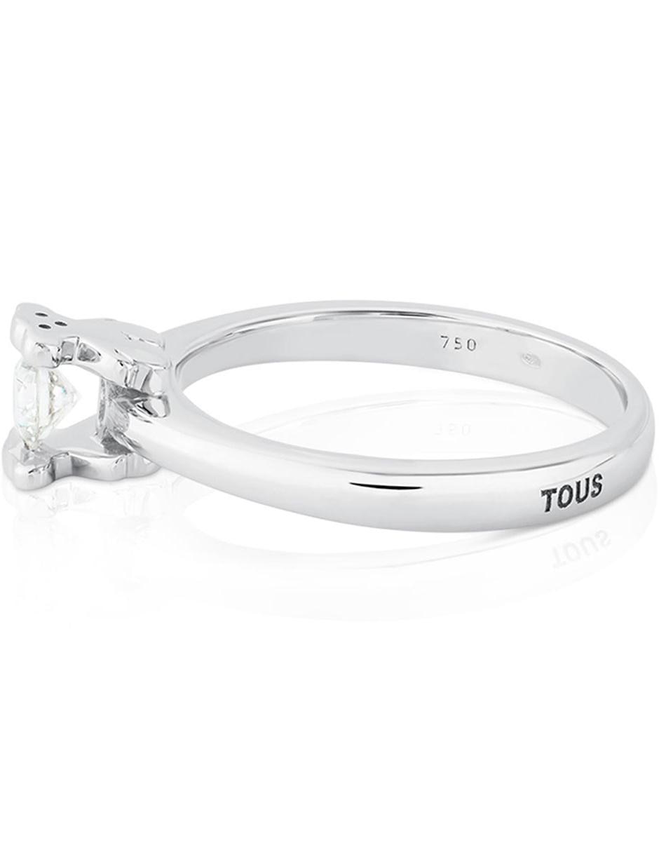 Anillo de oso Sweet Diamonds de oro blanco diamante pavé 2