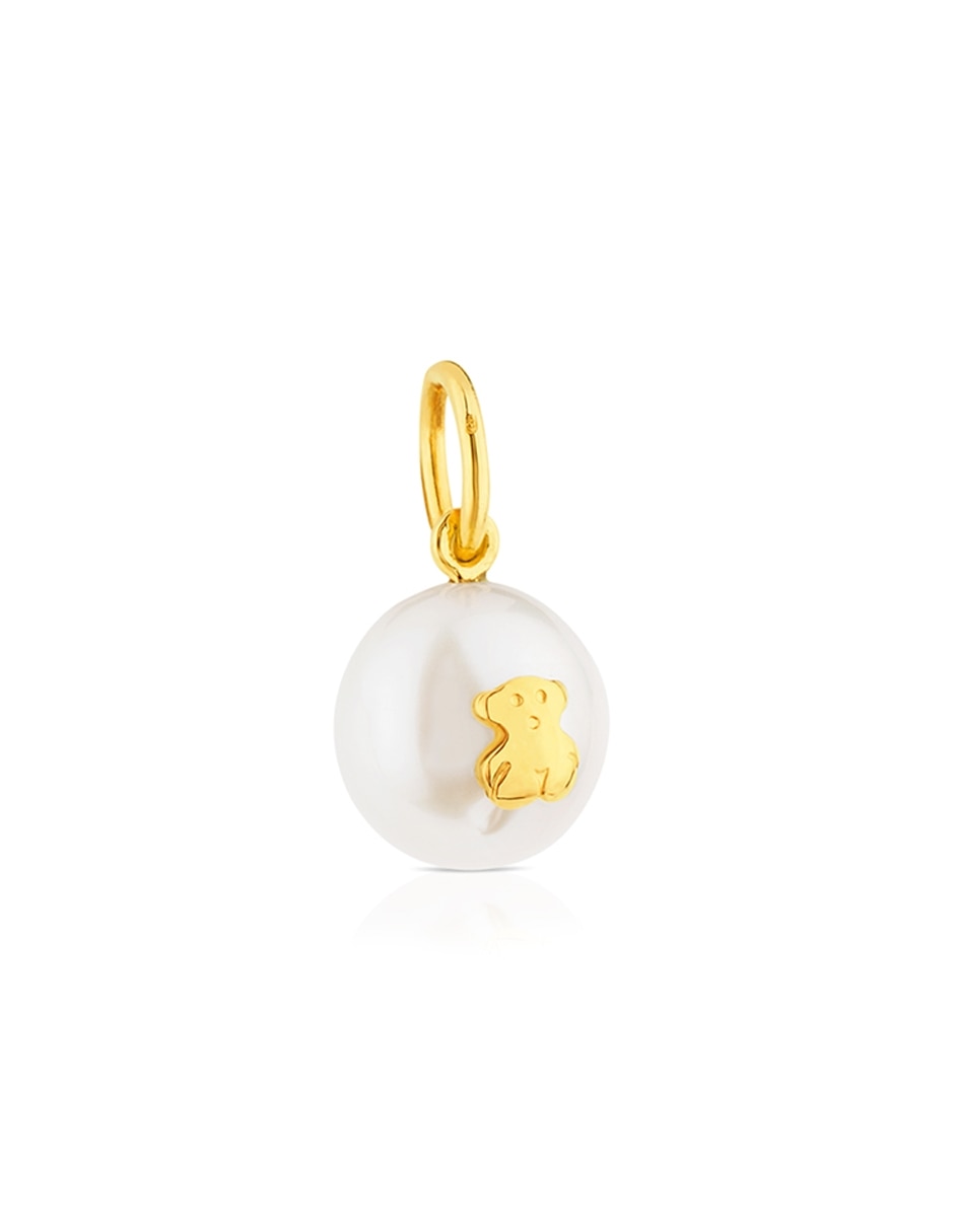 Dije de oso Tous de oro 18 K perla