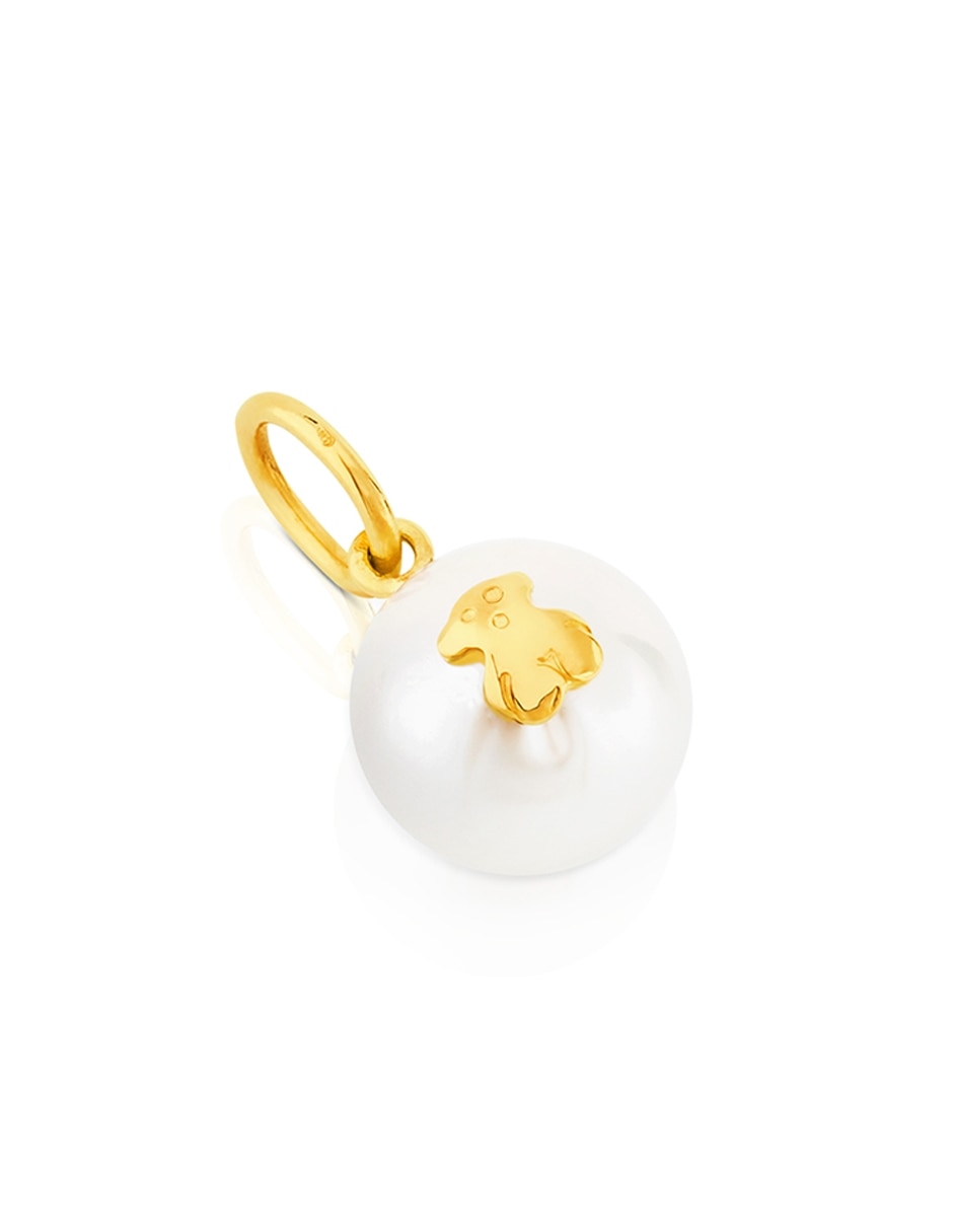Dije de oso Tous de oro 18 K perla