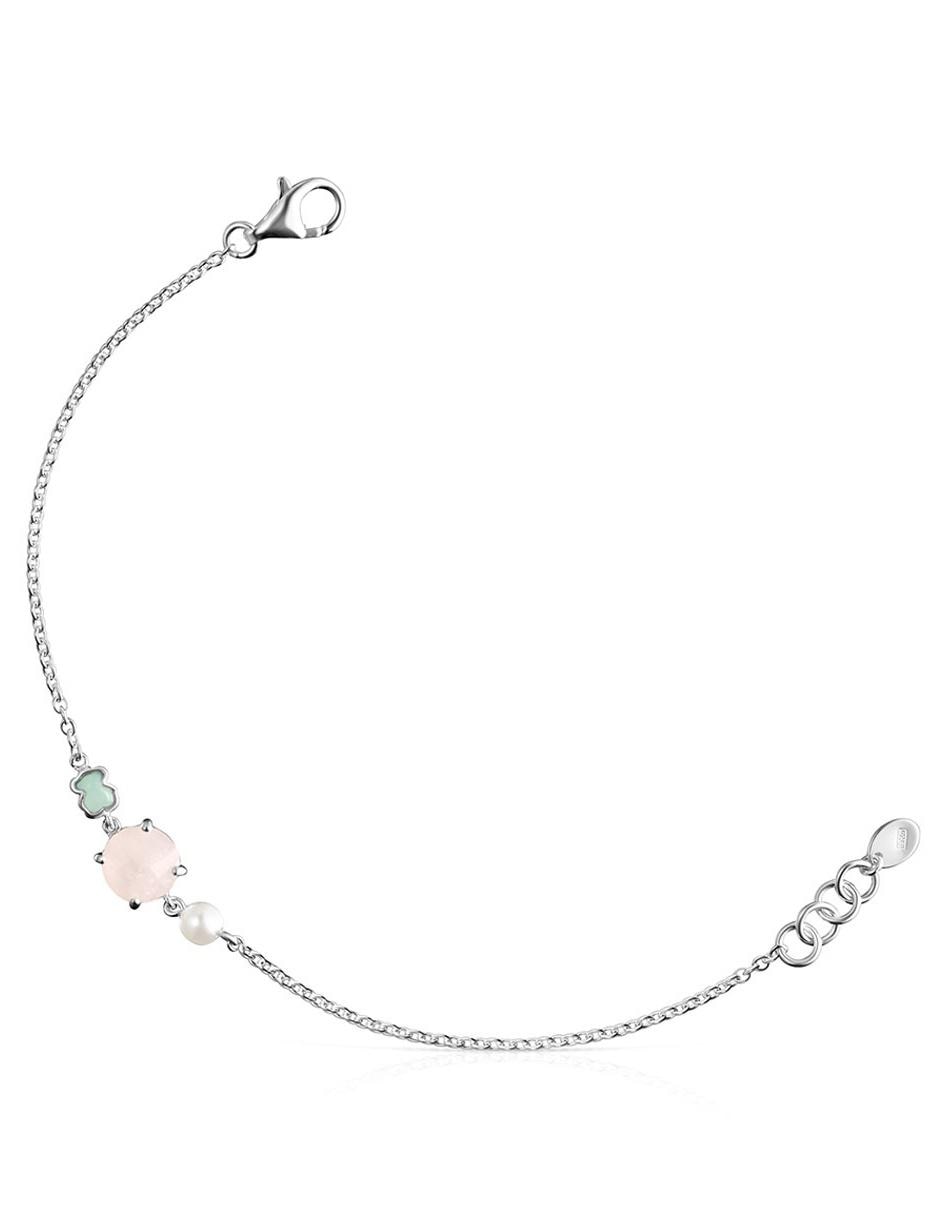 Brazalete de plata P 925 Mini Color acabado liso