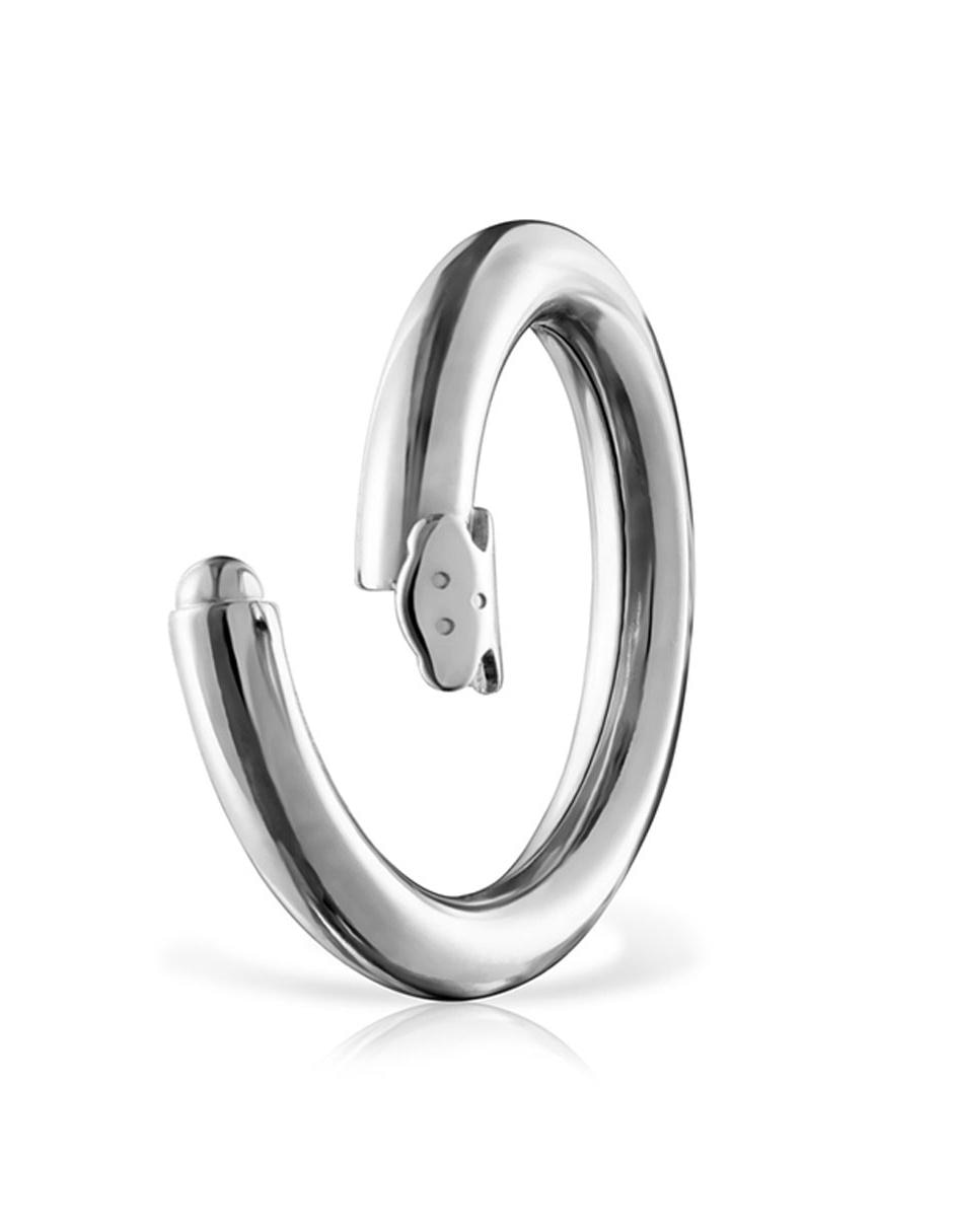 Anillo redondo Hold P 925 de plata pavé