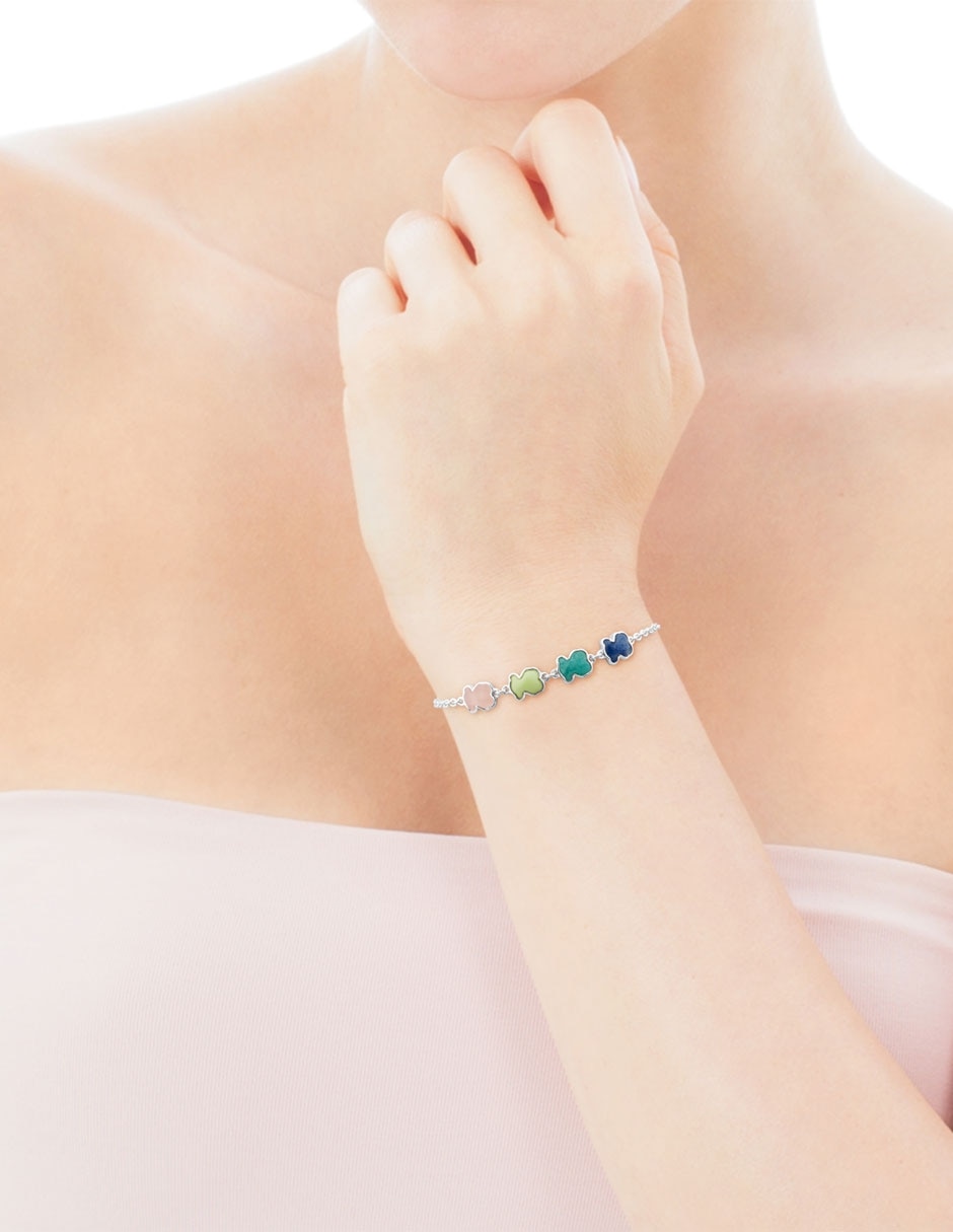 Brazalete de plata P 925 New Color 2