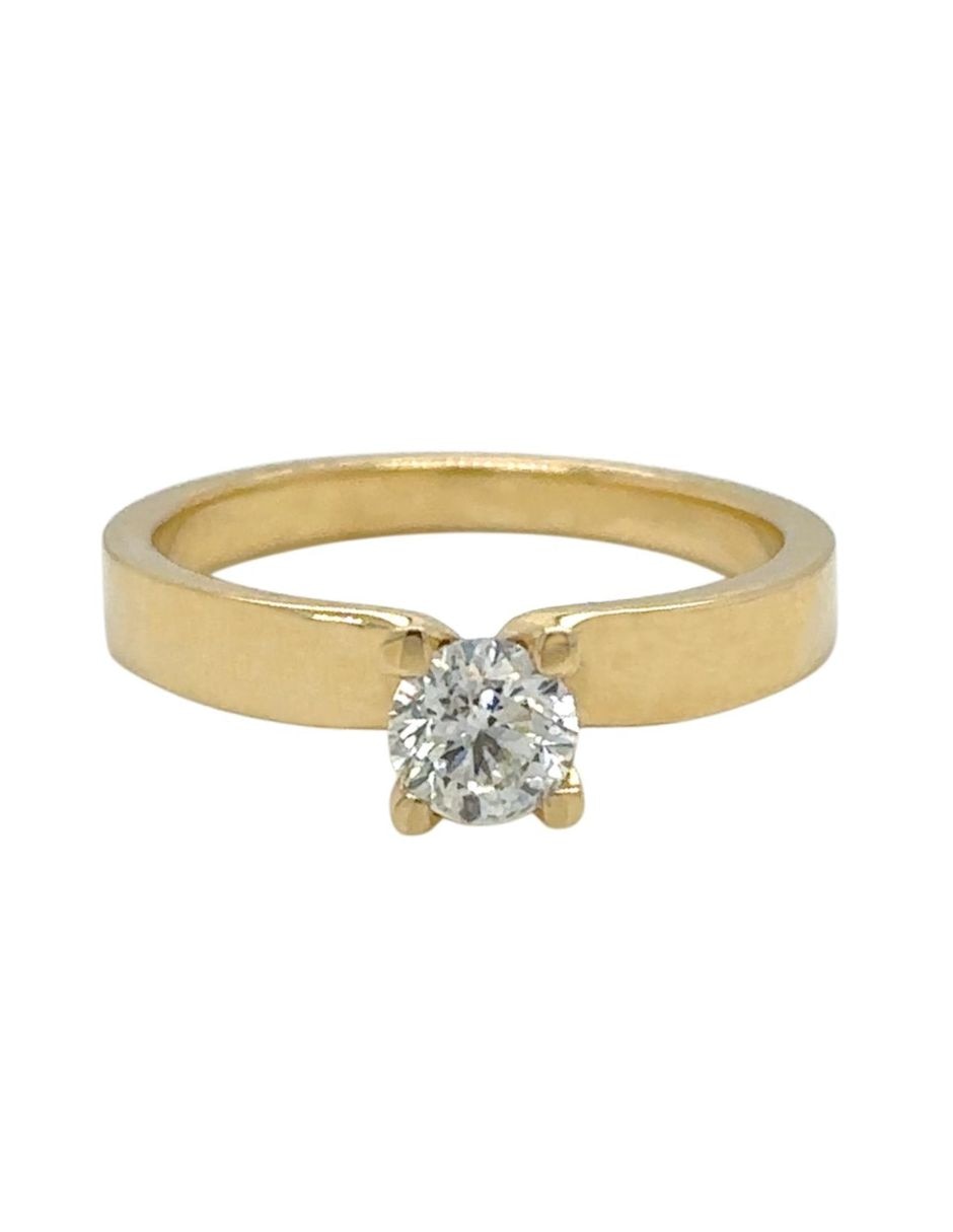 Solitario de oro 14 k diamante Solitario de oro 14 k diamante