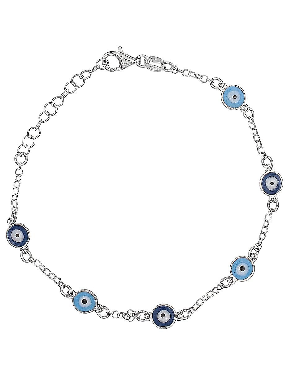Brazalete de plata P 925 acabado esmaltado