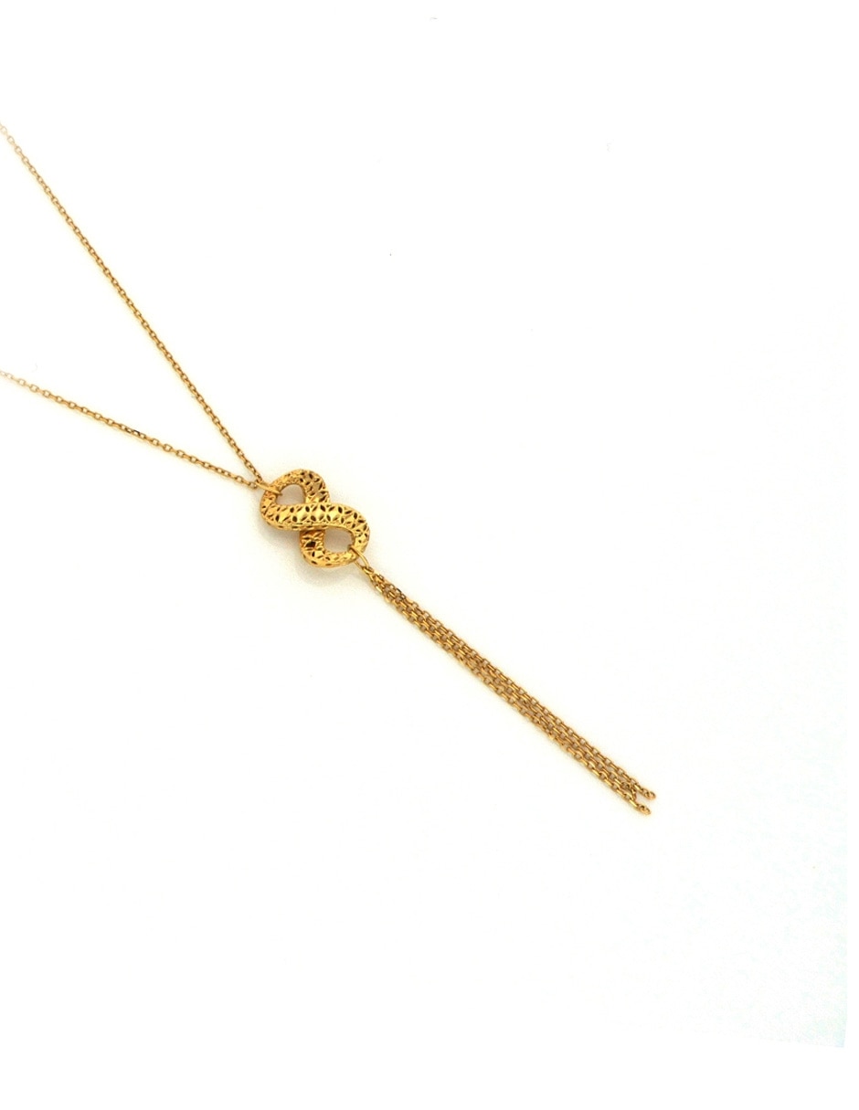 Collar de oro amarillo 14 K