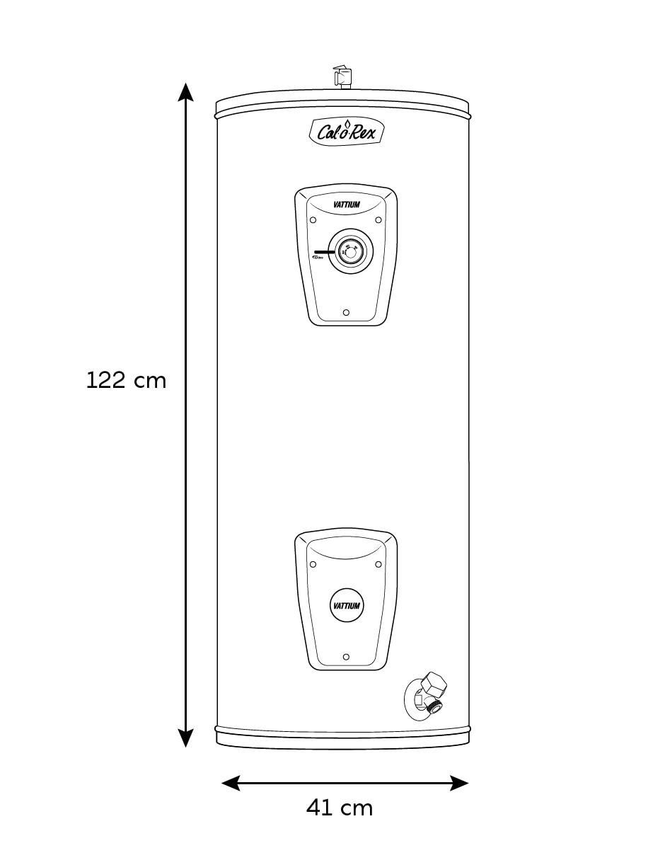 Calentador de depósito Calorex VATTIUM E-30 220V 30 L eléctrico