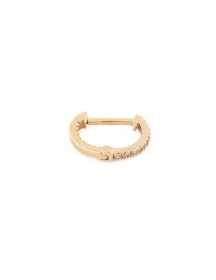 Piercing Ingrata Fortuna de oro amarillo 14 K con acabado brillante diamante