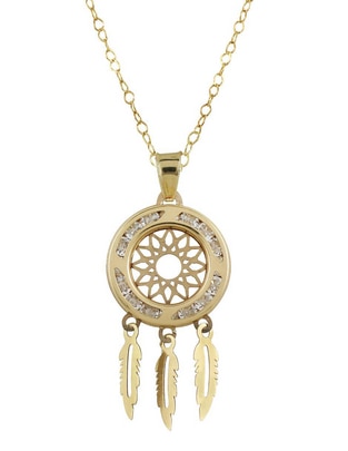Collar D Cadena de oro 14 K