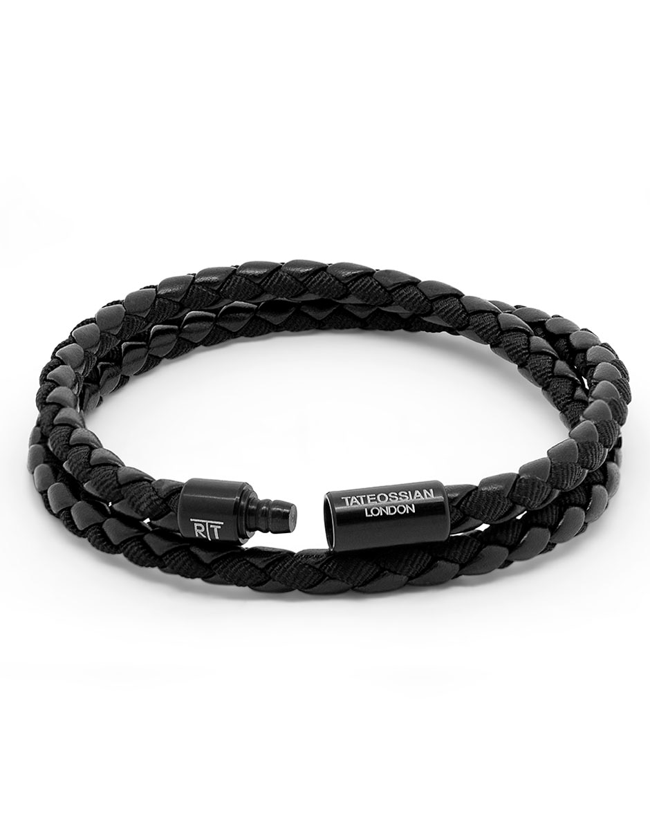 Brazalete de piel acabado mate 4