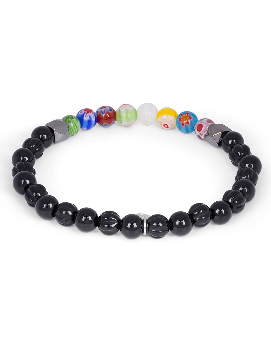 Brazalete con ágata acabado liso 2