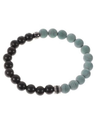 Brazalete con semipreciosas con acabado lustre