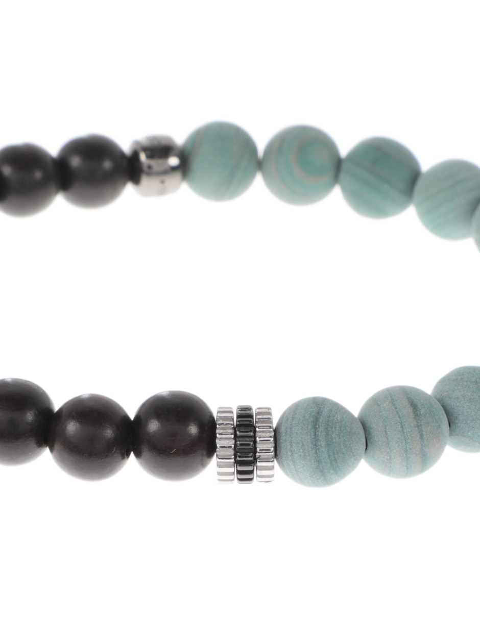 Brazalete con semipreciosas con acabado lustre 3