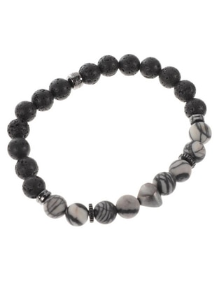 Brazalete con semipreciosas con acabado lustre Brazalete con semipreciosas con acabado lustre