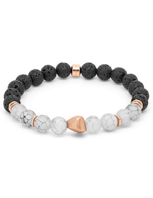 Brazalete con ágata con acabado mate Brazalete con ágata con acabado mate