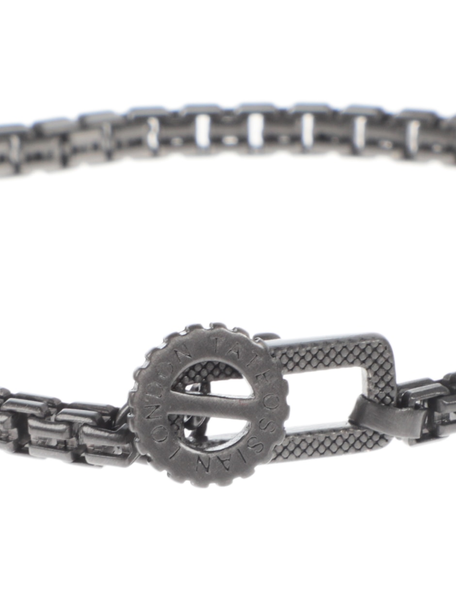 Brazalete de plata con acabado pulido 2