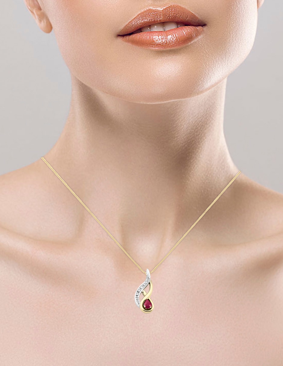 Gargantilla Fascinare Emotion de oro amarillo 14 K