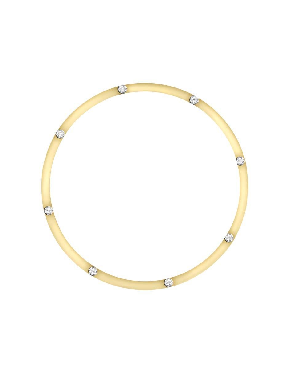 Argolla 14 k Bellisa diamante 4