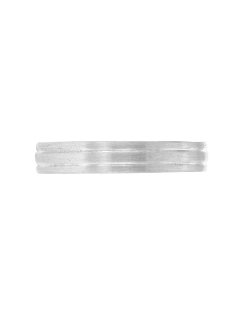 Argolla de oro blanco 14 k Cirene 4
