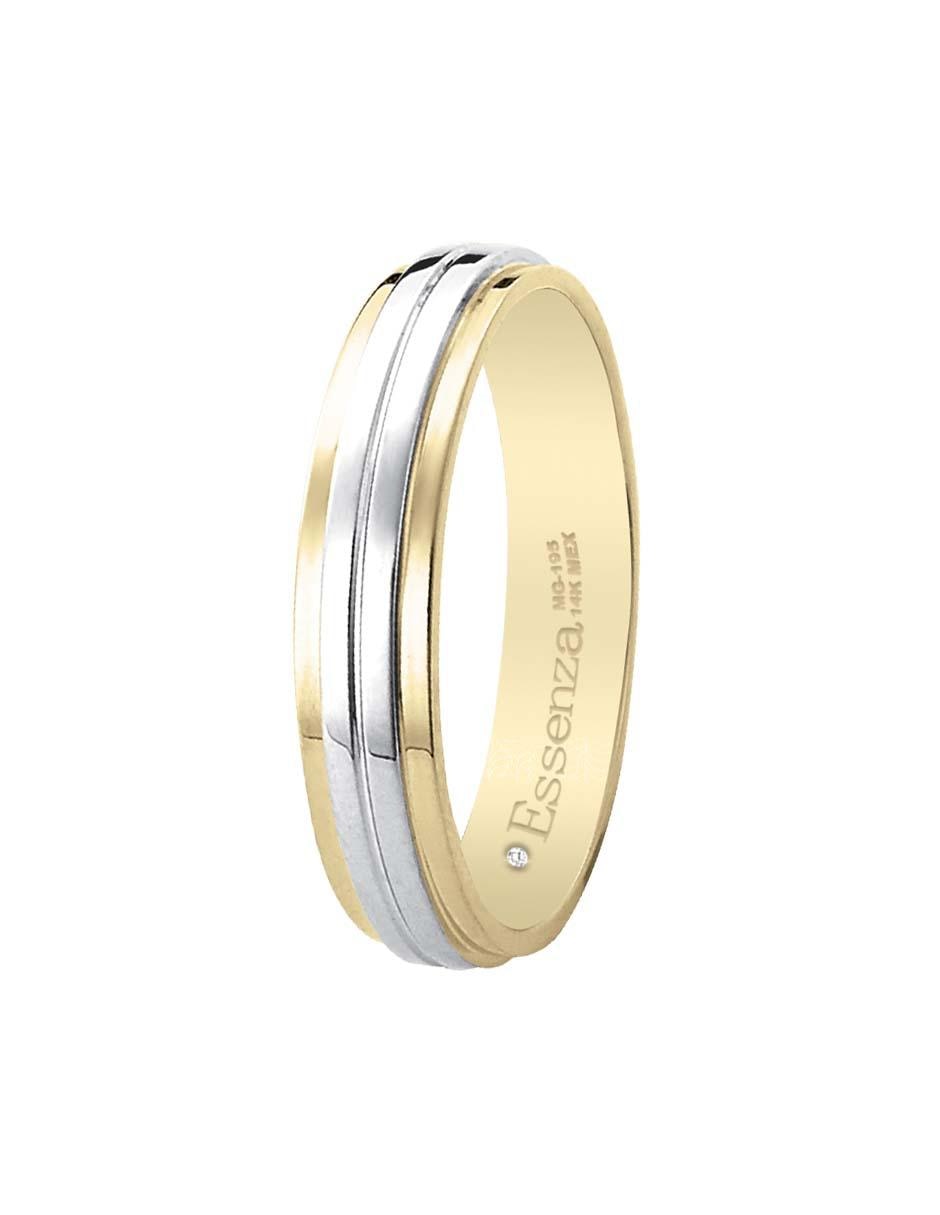 Argolla de oro 14 k Valentine 5