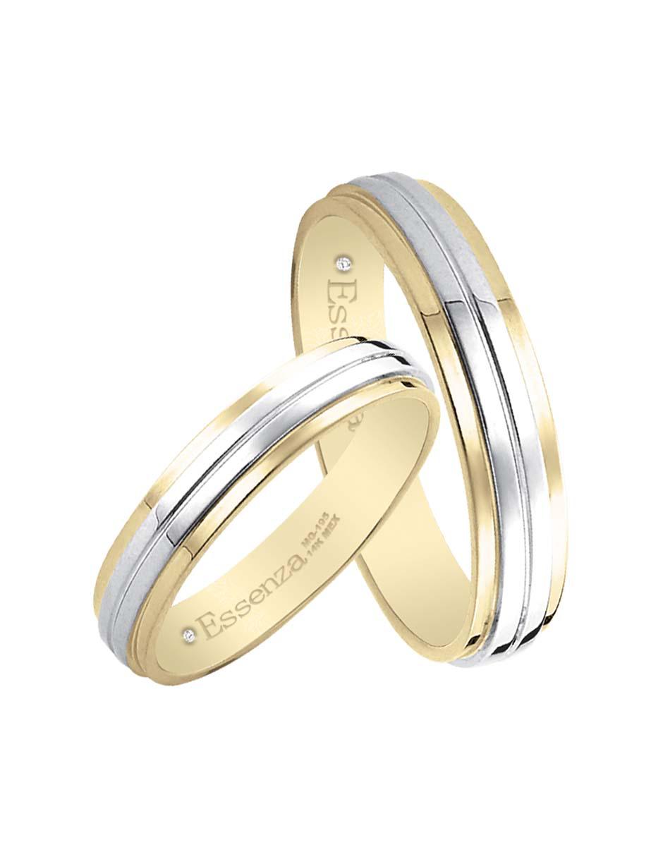 Argolla de oro 14 k Valentine 2